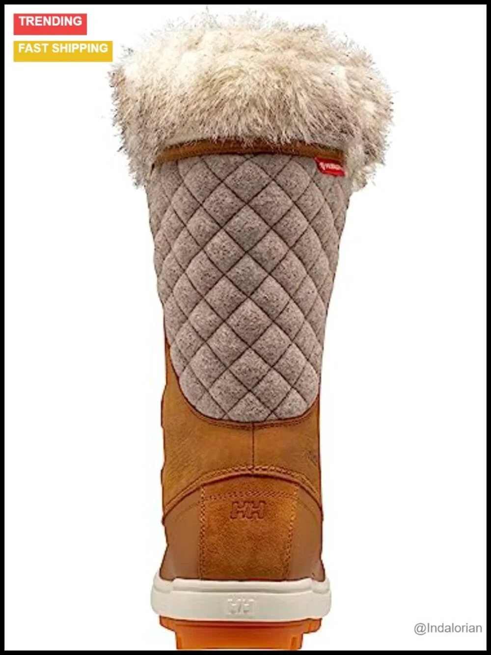Waterproof Nubuck Leather Snow Boots with Faux Fur Lining